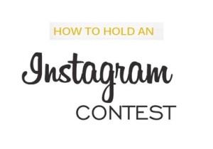 how to hold an instagram contest